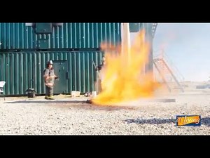 Massive Turkey Frying Fire