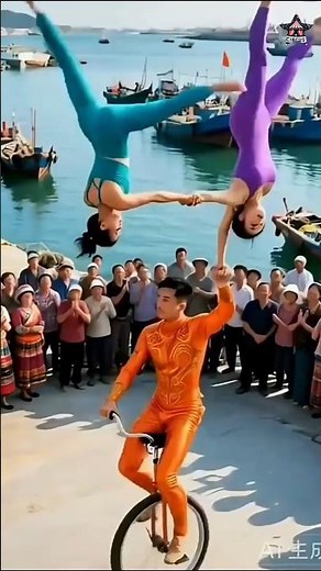 🤯 Unbelievable Acrobatic Show! Circus Act Leaves Judges Speechless😱 #Shorts #Acrobatics #viralshorts