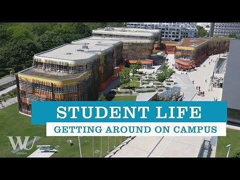 Getting Around Campus - Student Life at WU Vienna