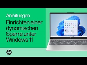 So richten Sie eine dynamische Sperre unter Windows 11 ein | HP Notebooks | HP Support