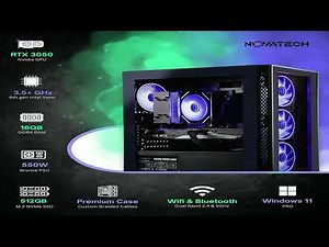 Review: NOVATECH Phantom 2.0 Gaming PC | RTX 3050, Intel Xeon i7, 16GB RAM, 512GB SSD