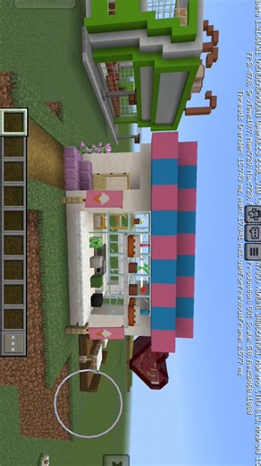 Ice cream shop in minecraft🍦😍 #shorts #minecraft #minecraftbuilding #tutorial #millionviews #viral
