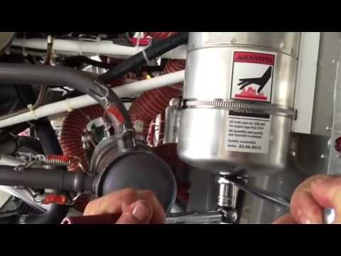 Rotax 912 oil change Bristell TDO