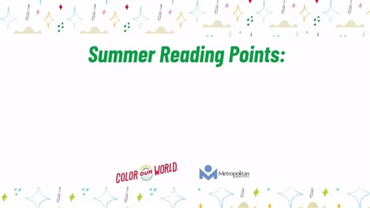 We’re getting close to our Summer Reading goal. Like 86% close! Think we can beat 13,217,239 points by the 31st? 🤔 There’s still time to join the fun and log all your June and July reading. Let’s finish strong! Details: metrolibrary.org/summerreading. | Metropolitan Library System