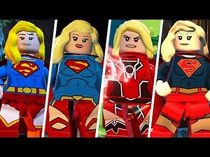 Supergirl Evolution in LEGO Videogames (w/All DLC)