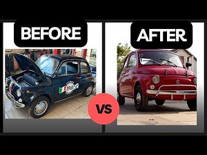 Fiat 500 restoration - FULL PROCESS