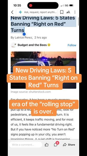 Right on Red Turns: New Restrictions Across 5 States