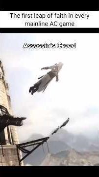 The First Leap of Faith in Every Assassin's Creed Game (2007 - 2026) #assassinscreed #leapoffaith