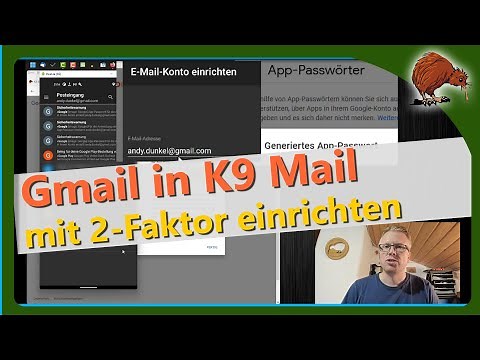 K9 Mail und Gmail mit 2-Faktor-Authentifizierung