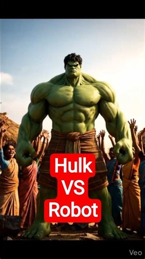 hulk VS robot fighting