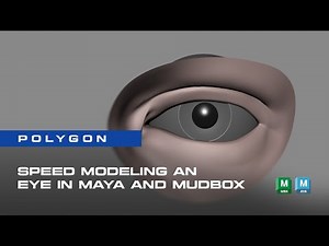 Speed Modeling a Human Eye in Maya and Mudbox