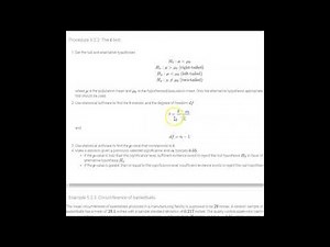 5.2 Hypothesis Test for Population Mean