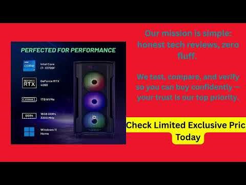 Skytech Gaming Shadow Gaming PC Desktop Review | Intel Core i7 13700F 2.1 GHz, NVIDIA RTX 4060