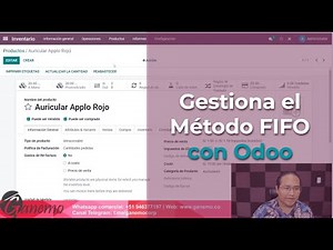 ✅👍 Flujo completo del método FIFO (Paso a Paso) Odoo + Caso práctico Almacén #Odoo 👌😎