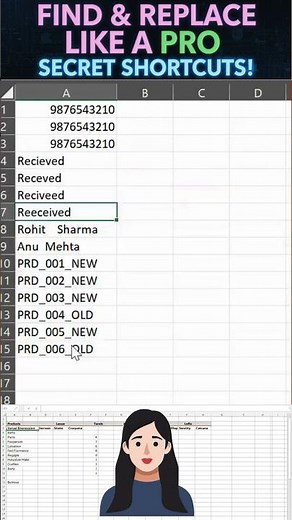 Excel Find & Replace PRO Tricks! Wildcards #excel #exceltips #exceltutorial #shorts #shortsfeed
