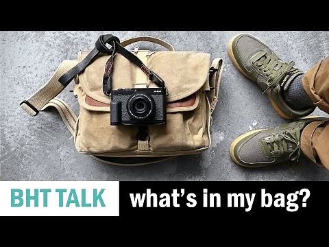 What's In My Bag: Featuring the X-E4 and Domke F-803