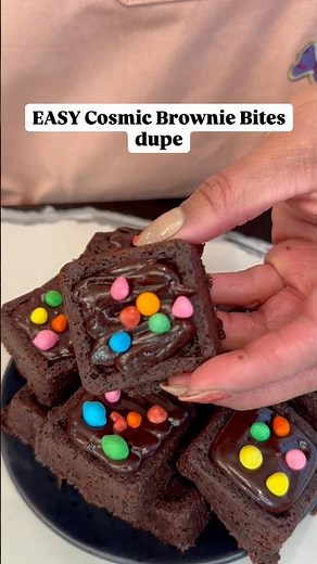 Cosmic Brownies were a childhood favorite treat! #easyrecipe #baking