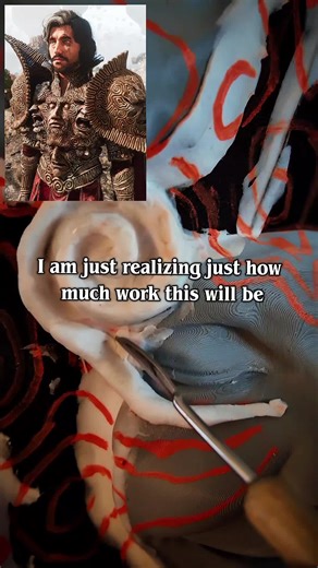 Relaxing Foam Clay Sculpting for Cosplay Creations