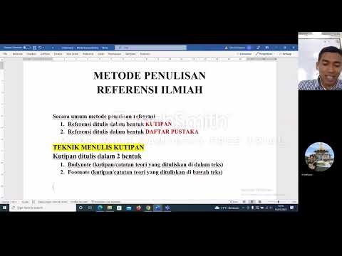 Metode Penulisan Referensi Ilmiah