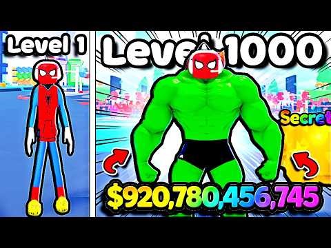 Starting Over as NOOB with OP PET in Gym Training X (Roblox)