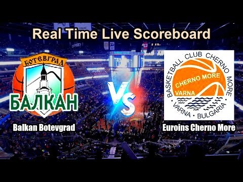 Balkan Botevgrad vs Euroins Cherno More Live Score - Bulgaria National Basketball League