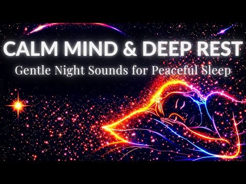 LIVE 🌙 All Night Sounds for Deep Sleep | Black Screen | Calm Night Rest
