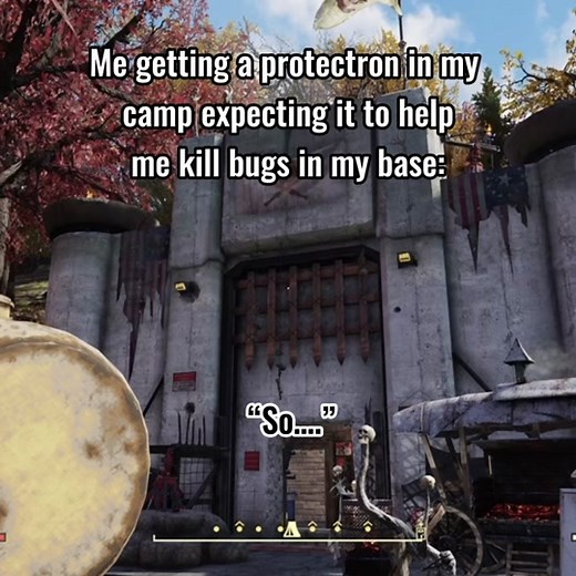 atleast he kills a radroach every 30 years #radroach #rad #radiation #roach #fo76 #fo76camp #fo76community #f76 #falloutseventysix #fallout76 #fallout76wastelanders #fallout76meme #fallout76funny #xyz #abc #xyzcba #fup