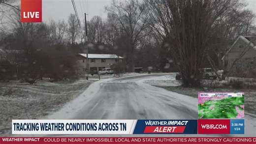 Live in Crossville as winter weather moves through East Tennessee