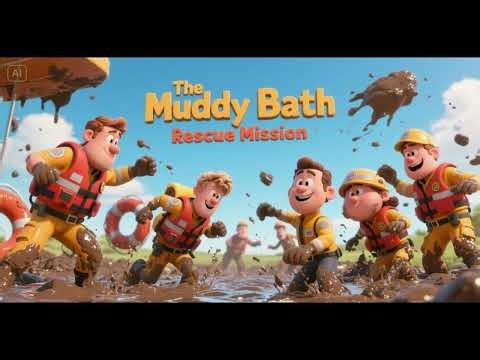 The Muddy Bath Rescue Mission | Kids Song & Nursery Rhyme
