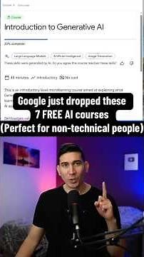 7 FREE AI COURSES FOR BEGINNERS 😱 #shorts