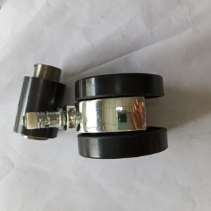 [Hot Item] Chrome Plated Frame Good Quality PU Wheel Light Duty Caster Swivel