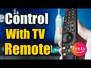 How to Control Fire TV Stick with your TV Remote (LG, SONY, TCL, Samsung...)