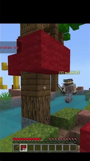 I meet a cheater in bedwars #Minecraft #Bedrock #Bedwars