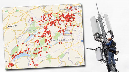 Découvrez sur notre carte si une antenne 5G se situe près de chez vous | RTS