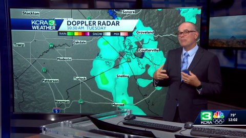 Northern California thunderstorm coverage | Aug. 26 at noon