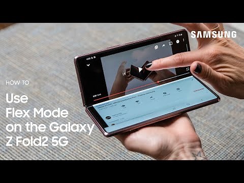 Galaxy Z Fold2 5G: How to Use Flex Mode | Samsung