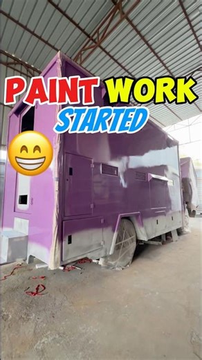 Paint work is on😍 #shortvideo #youtube #ytshorts #zomato #viralvideo #tlb #foodtruck #minivlog