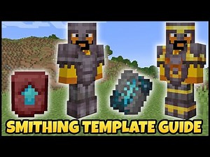 Minecraft SMITHING TEMPLATE Guide ✅ 2025 | How to Use and Find Smithing Templates!!