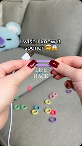 2.7M views · 16K reactions | Make your cable last longer ⚡️ brilliant life hack! #lifehack #tipsandtricks #advice #diy #diyproject | Nataliia SAHM | Facebook