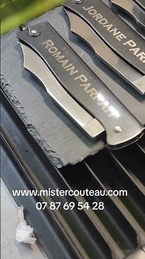 🔪 DOUK‑DOUK, pour la vie : autant le faire graver ! Votre fidèle couteau pliant mérite une touche