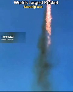 28K views · 378 reactions | Worlds largest starship flight test | Space views | Facebook