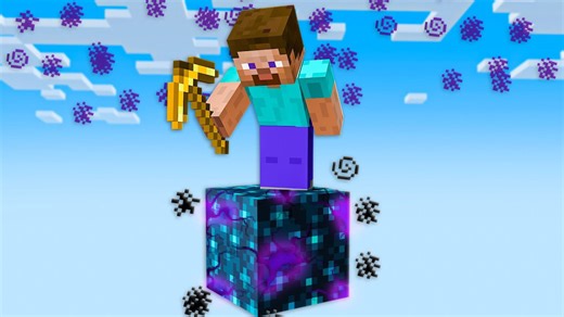 Minecraft but it is on one immortal block