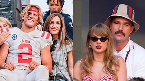 "Better than Taylor Swift": NFL fans react to Jaxson Dart's mom Kara being shown repeatedly on CBS during Giants-Chargers broadcast