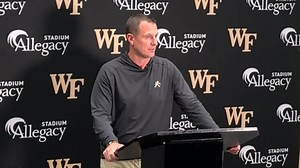 Wake Forest Head Coach Jake Dickert Discusses Upcoming Game Against Oregon State