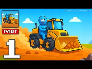 Dozer Demolish: City Tear Down - Gameplay Walkthrough Part 1 - My City Cleanup Begins (iOS, Android)