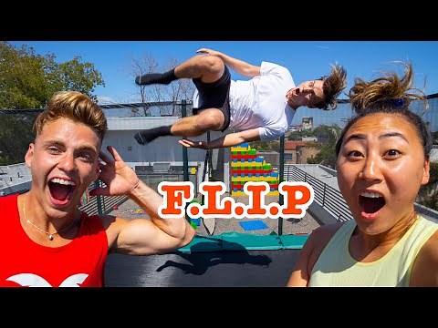 TEACHING CARTER & LIZZY SHARER HOW TO FLIP