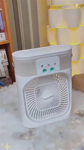 Revolutionary Ice-Addable Air Conditioning Fan