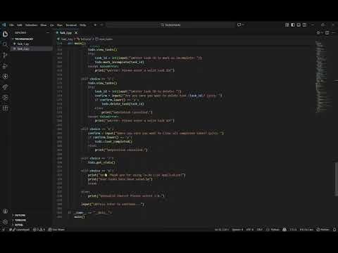 To Do List using Python_Task 2_Techno Hacks