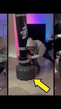 Train Like a Fighter with This Freestanding Punching Bag [Heavy Boxing Bag]