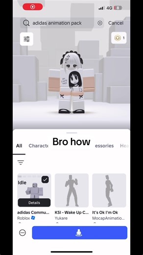 #cheapskins #roblox #zombieanimationroblox #adidaspack | Roblox